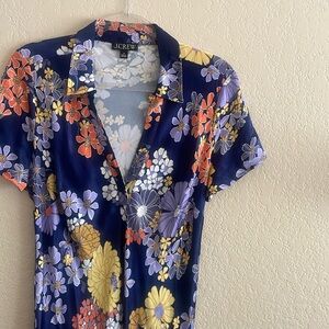 J Crew Floral Print Dress